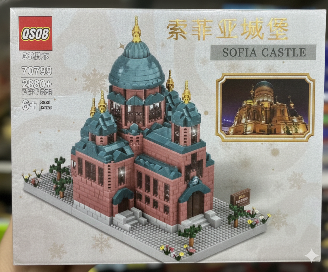 SOFIA CASTLE Building Blocks Set – 3000+ Pcs Masterpiece Kit