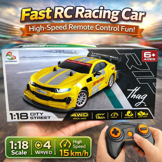 1 REMOTE CONTROL DRIFT RACING CAR – 4WD HIGH-SPEED STREET RACER