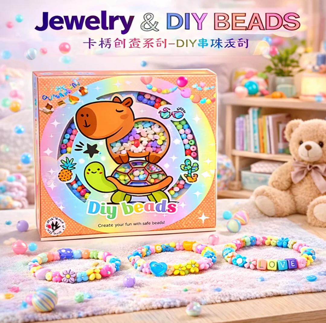GIRLS DIY BEADS MACRON SERIES SET
