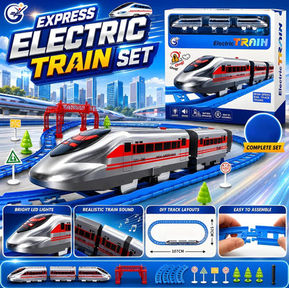 🚄✨ Express Electric Train Set – High-Speed Rail Adventure! ✨🚄