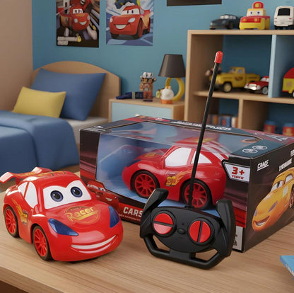 CARTOON REMOTE C ONTROL CAR- LIGHTNING RACER RC CAR FOR KIDS