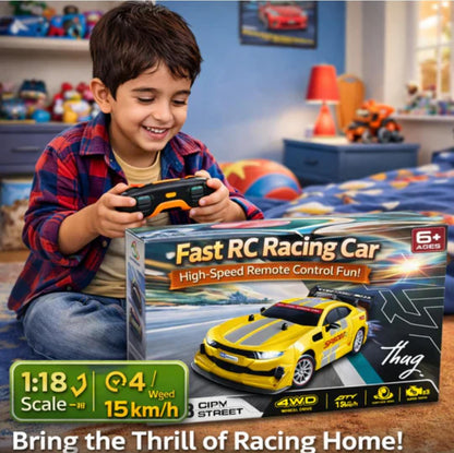 1 REMOTE CONTROL DRIFT RACING CAR – 4WD HIGH-SPEED STREET RACER