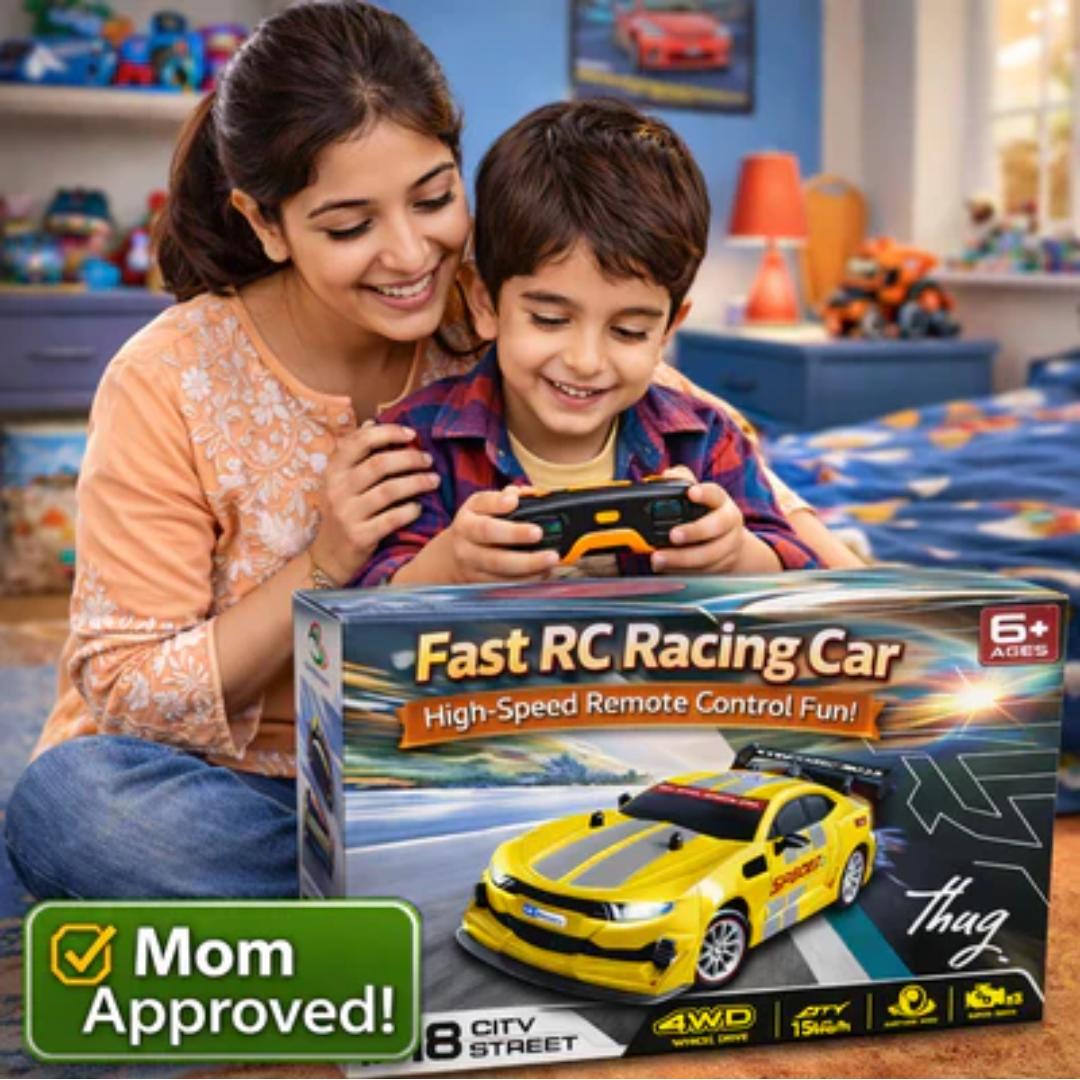 1 REMOTE CONTROL DRIFT RACING CAR – 4WD HIGH-SPEED STREET RACER