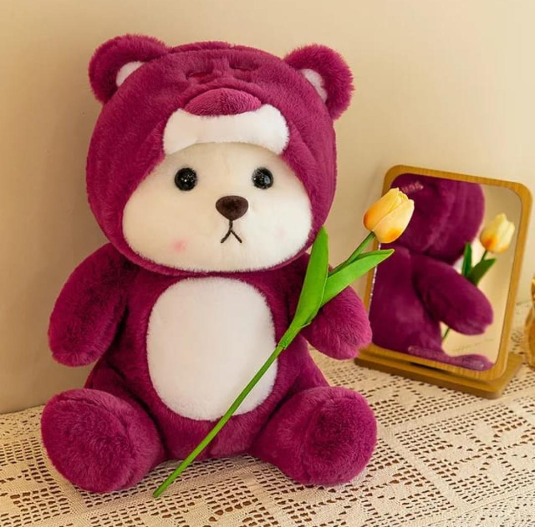HOODIE TEDDY BEAR SOFT STUFF TOY - 60CM
