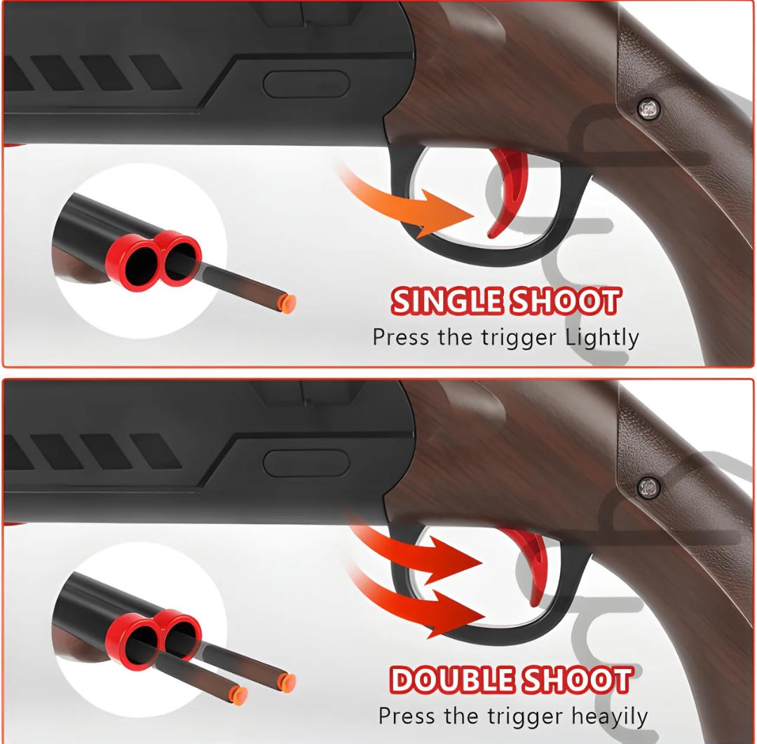 BLAST SUPER SHOTGUN – ULTIMATE SOFT BULLET BATTLE TOY GUN